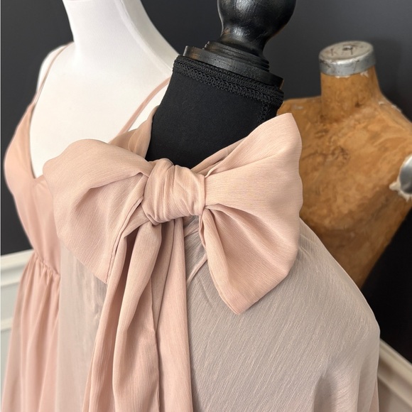 Commense Blush Ruffle Mini Dress - Picture 9 of 10
